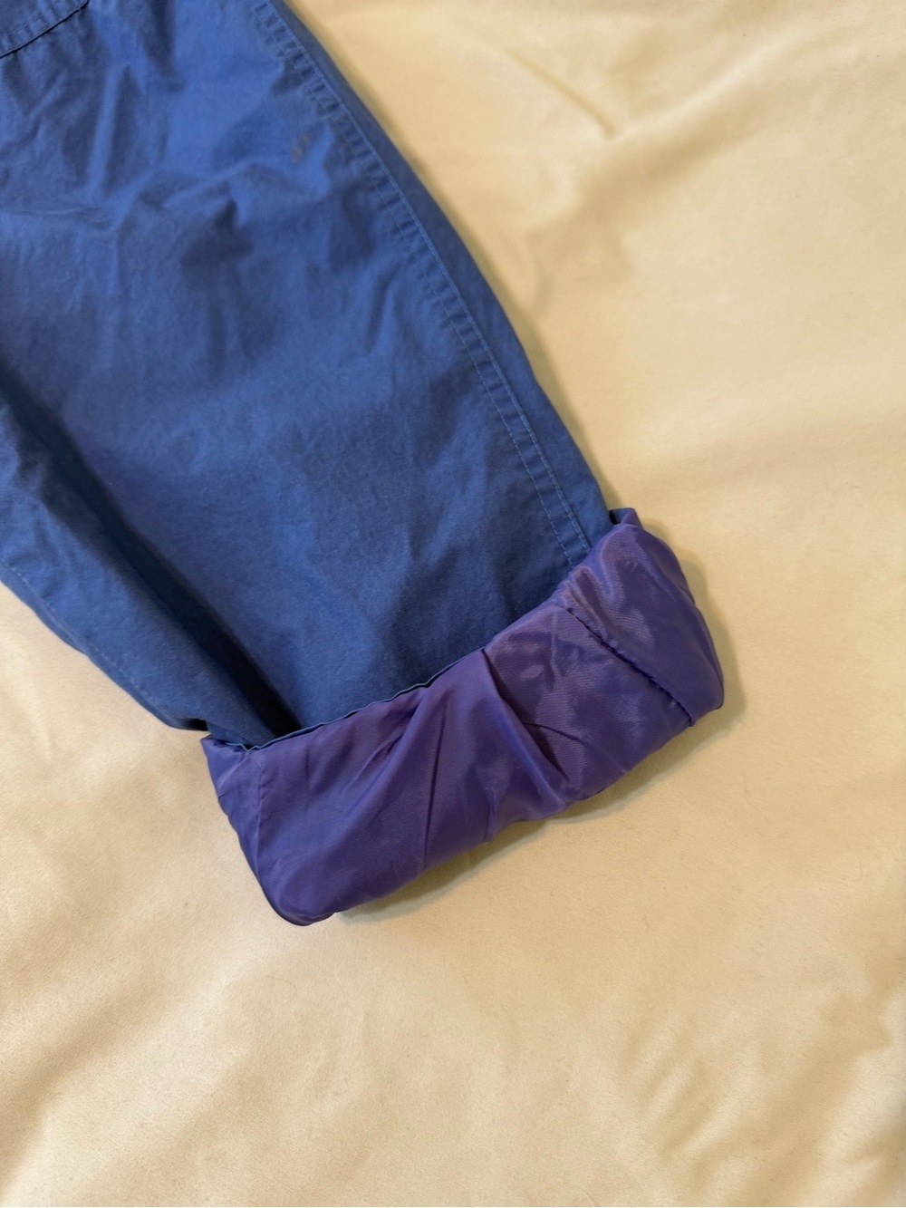 Vintage Mark Scot 100% Cotton Windbreaker Soft Blue Zip Jacket Women’s XL- M fit - Picture 15 of 16